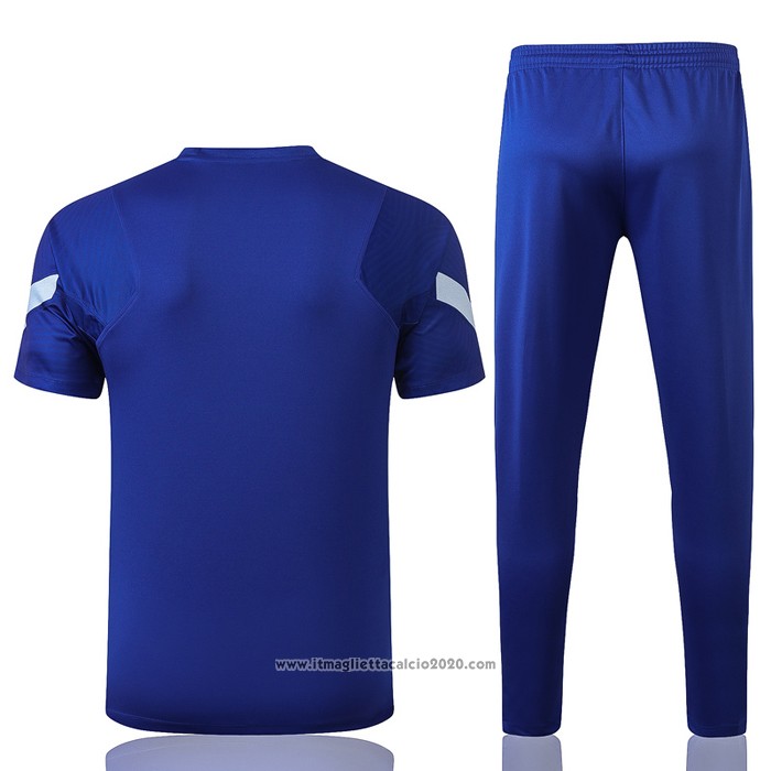 Tuta da Track Chelsea Manica Corta 2020 2021 Blu